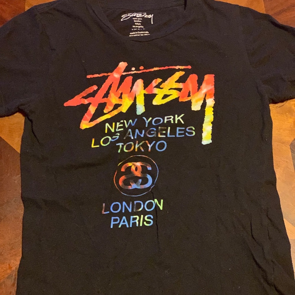 Black stussy tee